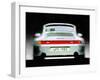 1993 Porsche 911 Rear Watercolor-NaxArt-Framed Art Print