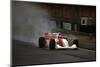 1994 McLaren Peugeot MP4-9 Mika Hakkinen, tyre testing at Silverstone-null-Mounted Photographic Print