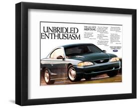 1994 Mustang - Enthusiasm-null-Framed Art Print