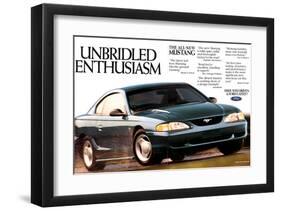 1994 Mustang - Enthusiasm-null-Framed Art Print
