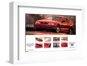 1994 Mustang - What It Was…-null-Framed Art Print