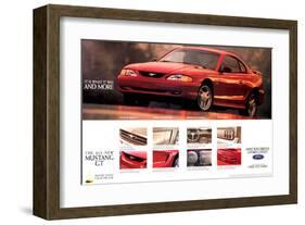 1994 Mustang - What It Was…-null-Framed Art Print