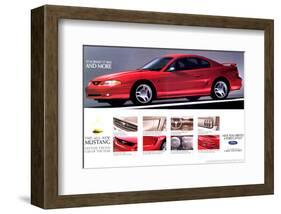 1994Mustang-What It Was & More-null-Framed Art Print