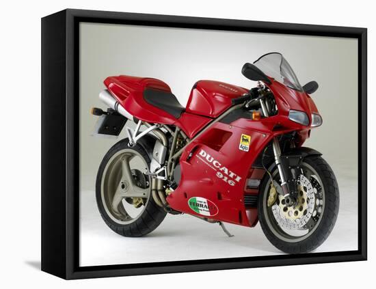 1995 Ducati 916-null-Framed Stretched Canvas