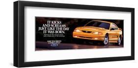 1995 Mustang - Day it Was Born-null-Framed Art Print