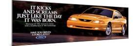 1995 Mustang - Day it Was Born-null-Mounted Art Print