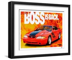 1995 Mustang-The Boss is Back-null-Framed Art Print