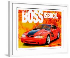 1995 Mustang-The Boss is Back-null-Framed Art Print