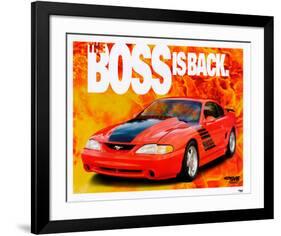 1995 Mustang-The Boss is Back-null-Framed Art Print