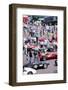 1996 Coys historic festival.Cars in the paddock-null-Framed Photographic Print