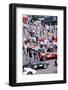 1996 Coys historic festival.Cars in the paddock-null-Framed Photographic Print