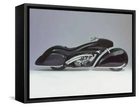 1996 Harley Davidson by Battistinis Custom-null-Framed Stretched Canvas