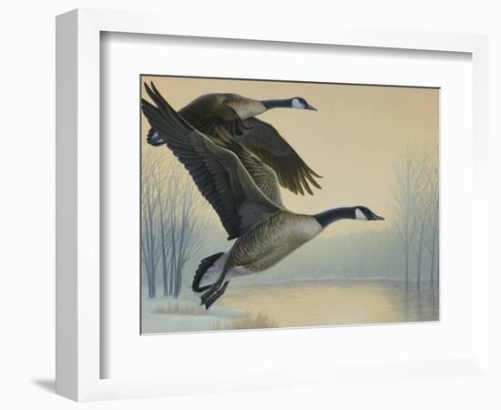 1996 Michigan Stamp-Rusty Frentner-Framed Giclee Print