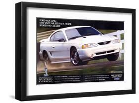 1996 Mustang-Not Since Mr. Ed-null-Framed Art Print