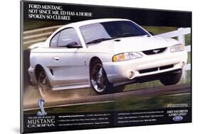 1996 Mustang-Not Since Mr. Ed-null-Mounted Art Print