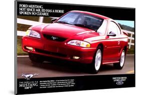 1996 Mustang-Spoken So Clearly-null-Mounted Art Print