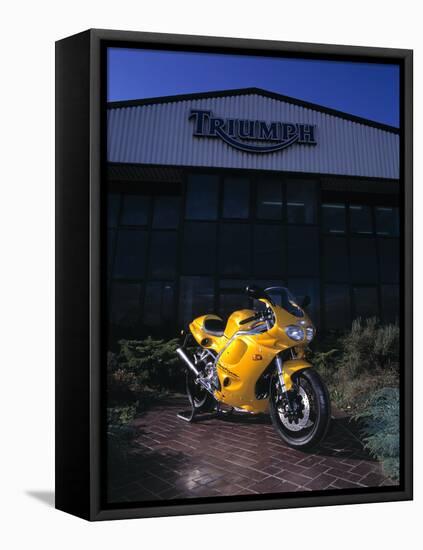 1996 Triumph Daytona T595-null-Framed Stretched Canvas