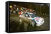 1998 Toyota Corolla wrc,Carlos Sainz.Network Q rally-null-Framed Stretched Canvas