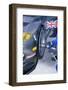 1999 Chrysler Viper,fia gt silverstone 500,wheel gun in pits-null-Framed Photographic Print