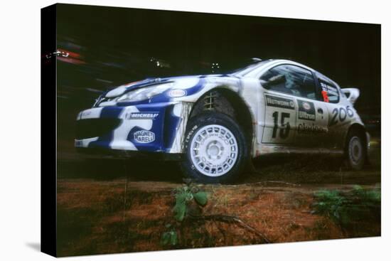 1999 Peugeot 206 WRC Network Q Rally, Gronholm-null-Stretched Canvas