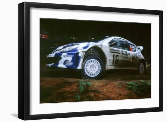 1999 Peugeot 206 WRC Network Q Rally, Gronholm-null-Framed Photographic Print