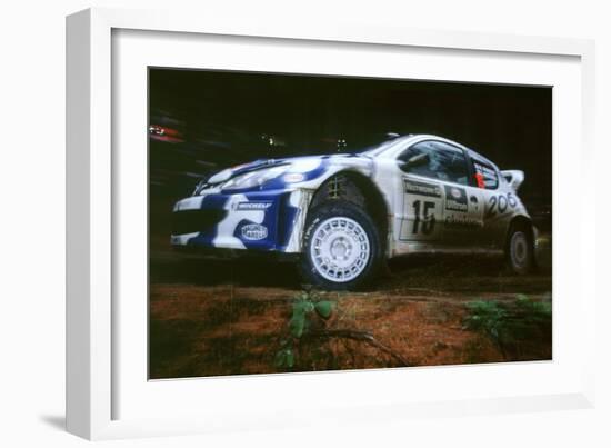 1999 Peugeot 206 WRC Network Q Rally, Gronholm-null-Framed Photographic Print