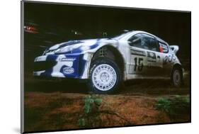 1999 Peugeot 206 WRC Network Q Rally, Gronholm-null-Mounted Photographic Print
