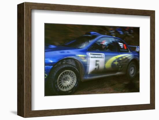 1999 Subaru Impreza WRC Network Q Burns-null-Framed Photographic Print