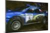 1999 Subaru Impreza WRC Network Q Burns-null-Mounted Photographic Print