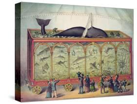 19th Century Circus Aquarium, 1873-null-Stretched Canvas