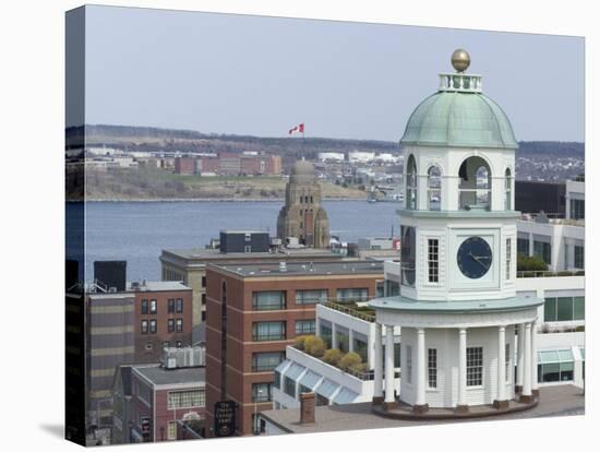 19th Century Clock Tower, One of the City's Landmarks, Halifax, Nova Scotia, Canada, North America-Ethel Davies-Stretched Canvas