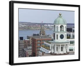 19th Century Clock Tower, One of the City's Landmarks, Halifax, Nova Scotia, Canada, North America-Ethel Davies-Framed Photographic Print