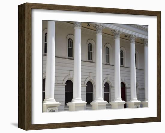 19th Century Colonial Architecture in Launceston, Tasmania, Australia-Julian Love-Framed Photographic Print