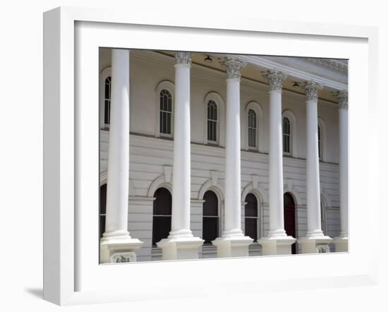 19th Century Colonial Architecture in Launceston, Tasmania, Australia-Julian Love-Framed Photographic Print