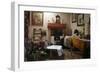 19th Century Cottage Interior, Arran Heritage Museum, Brodick, Arran, North Ayrshire, Scotland-Peter Thompson-Framed Photographic Print