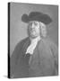 19Th-Century Engraving of William Penn after Benjamin West-null-Stretched Canvas