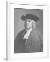 19Th-Century Engraving of William Penn after Benjamin West-null-Framed Giclee Print