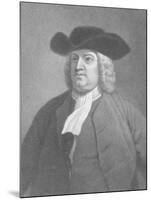 19Th-Century Engraving of William Penn after Benjamin West-null-Mounted Giclee Print