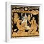 19th Century Greek Vase Illustration of Cassandra with Apollo and Minerva-Stapleton Collection-Framed Giclee Print