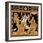 19th Century Greek Vase Illustration of Cassandra with Apollo and Minerva-Stapleton Collection-Framed Giclee Print