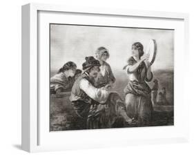 19th century Gypsies-Francis William Topham-Framed Giclee Print