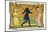 19Th-Century Illustration of a Man Dancing between Two Women-Bettmann-Mounted Photographic Print