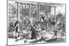 19th-Century Illustration of a Playground in Central Park-null-Mounted Giclee Print