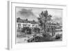 19th-Century Illustration of Old Houses in London Street, Dockhead-null-Framed Giclee Print