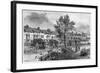 19th-Century Illustration of Old Houses in London Street, Dockhead-null-Framed Giclee Print