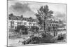 19th-Century Illustration of Old Houses in London Street, Dockhead-null-Mounted Giclee Print