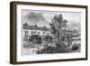 19th-Century Illustration of Old Houses in London Street, Dockhead-null-Framed Giclee Print