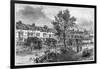 19th-Century Illustration of Old Houses in London Street, Dockhead-null-Framed Giclee Print