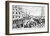 19Th-Century Lithograph of Boston Tea Party-Philip Gendreau-Framed Giclee Print