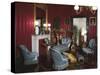 19th Century Living Room, Pitti Palace, Florence, Italy-null-Stretched Canvas